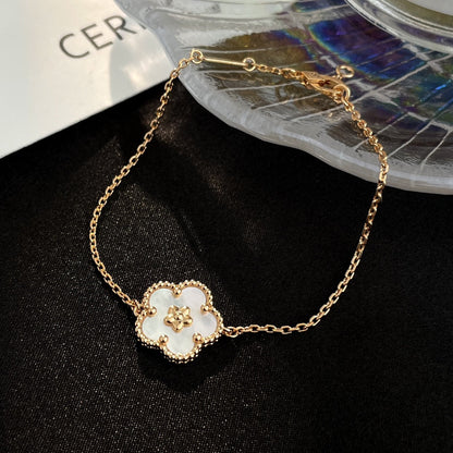 [⭐Luxery]LUCKY SPRING ROSE GOLD MOP BRACELET