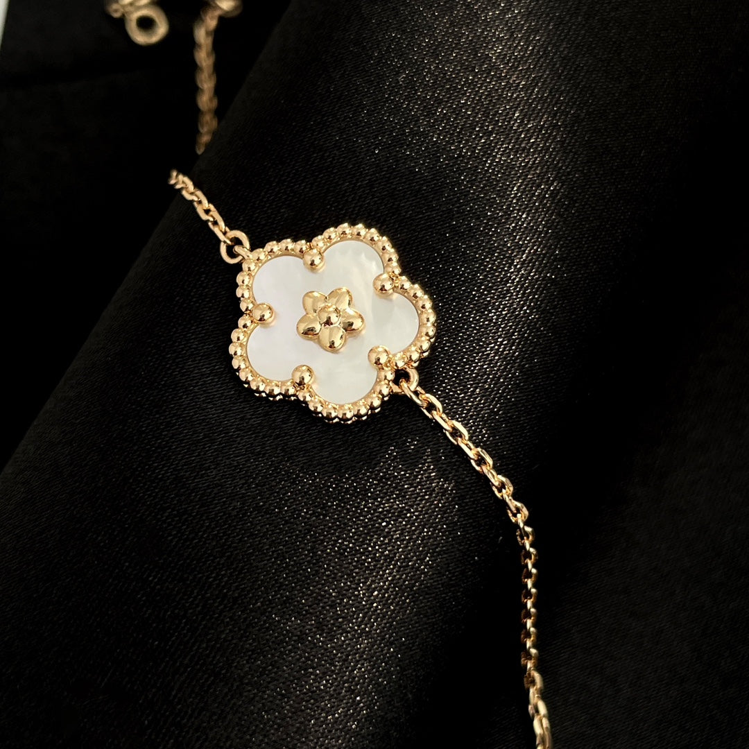 [⭐Luxery]LUCKY SPRING ROSE GOLD MOP BRACELET