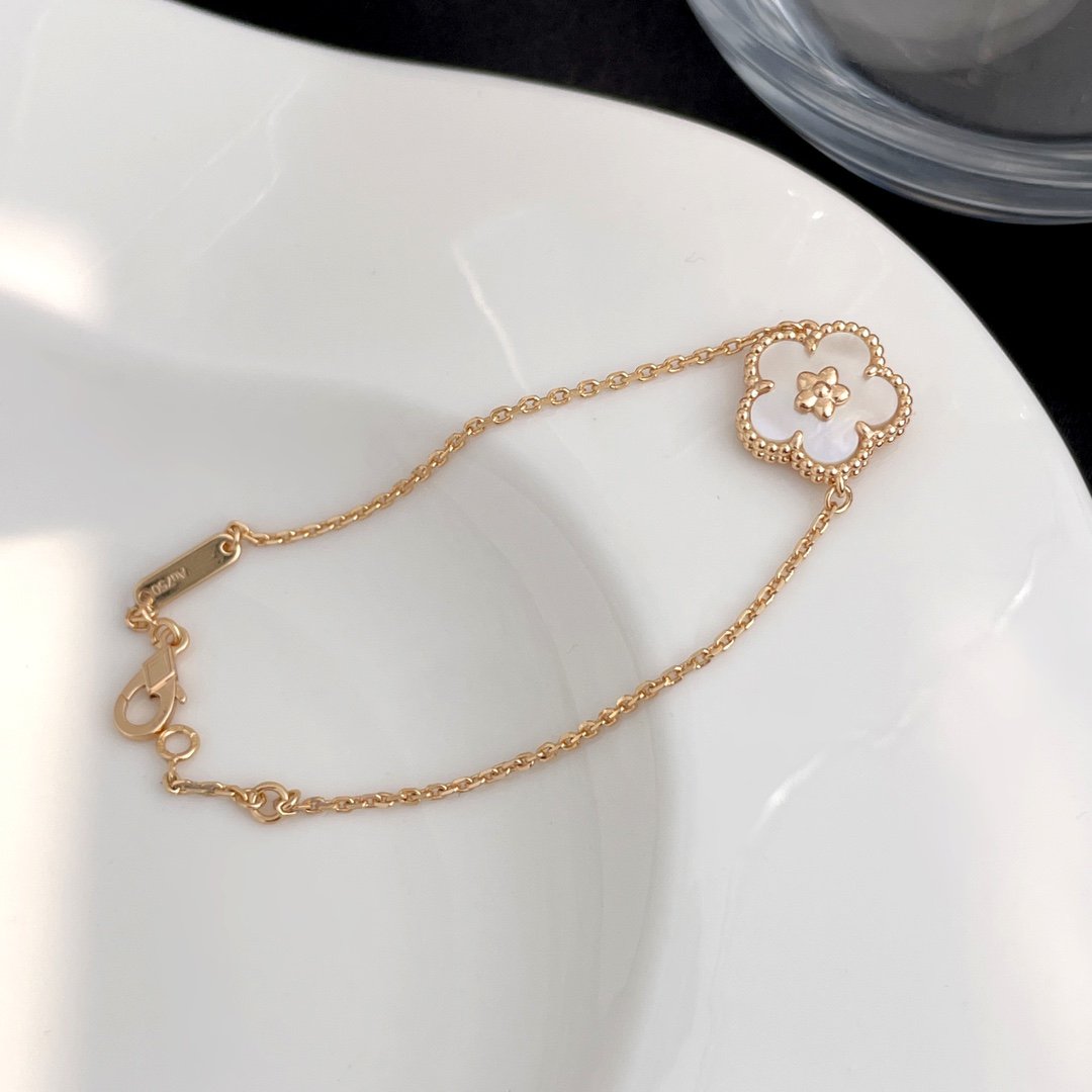 [⭐Luxery]LUCKY SPRING ROSE GOLD MOP BRACELET