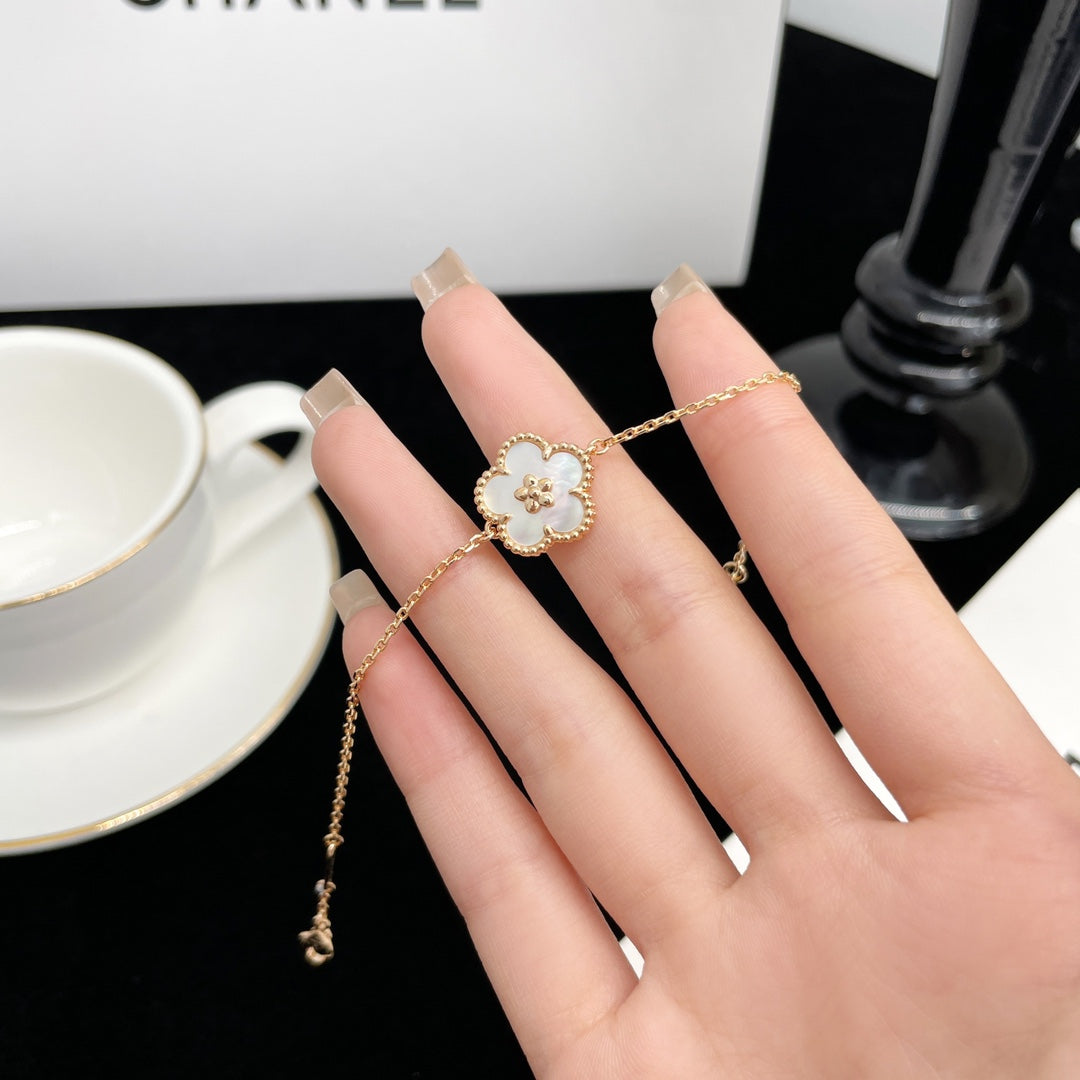 [⭐Luxery]LUCKY SPRING ROSE GOLD MOP BRACELET