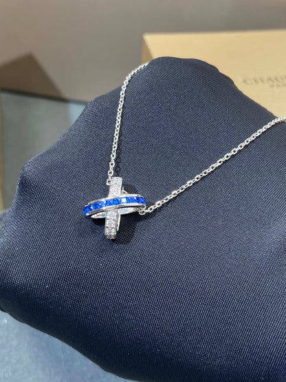 [⭐Luxery]LIENS DIAMOND SILVER NECKLACE