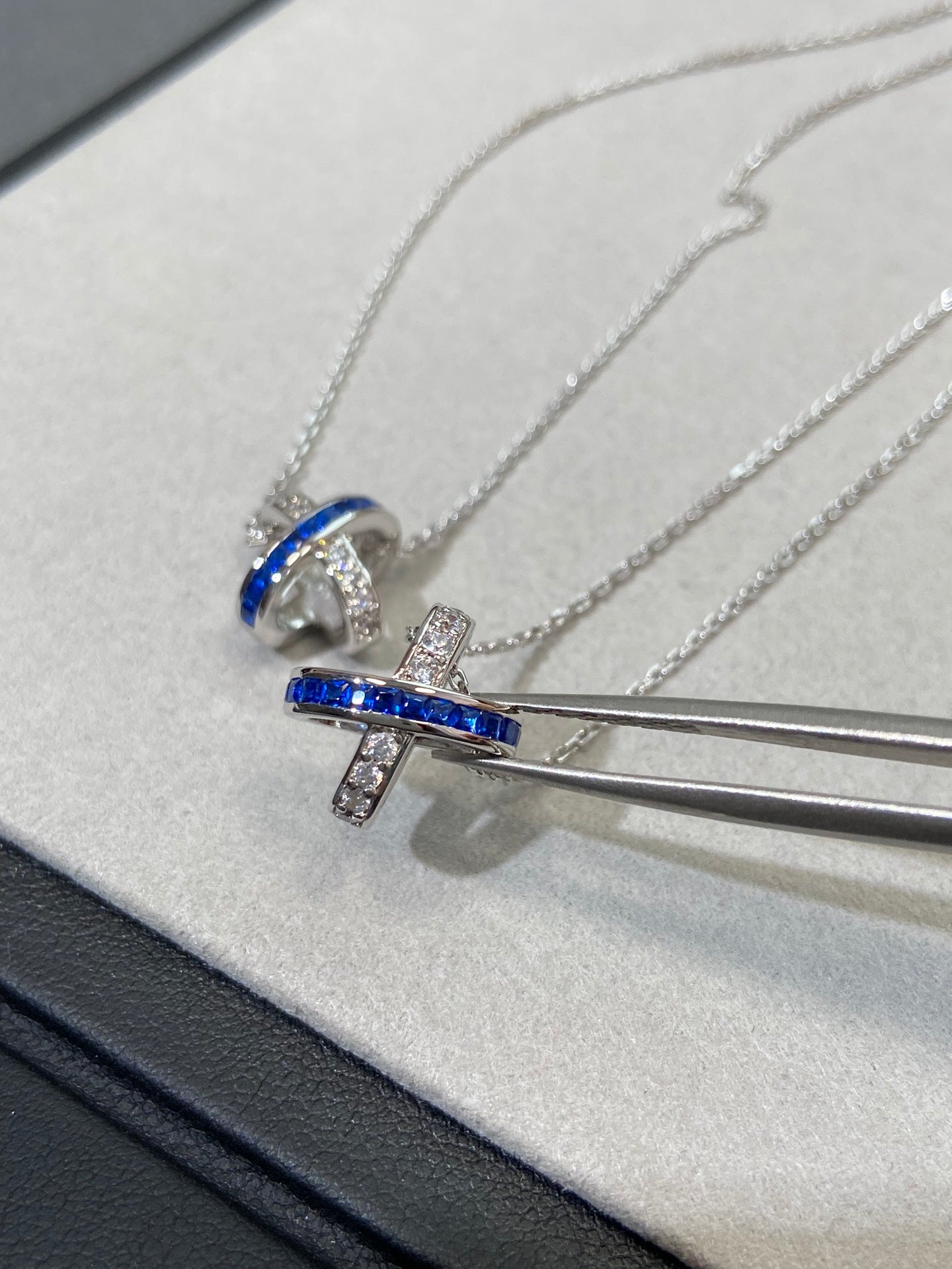 [⭐Luxery]LIENS DIAMOND SILVER NECKLACE