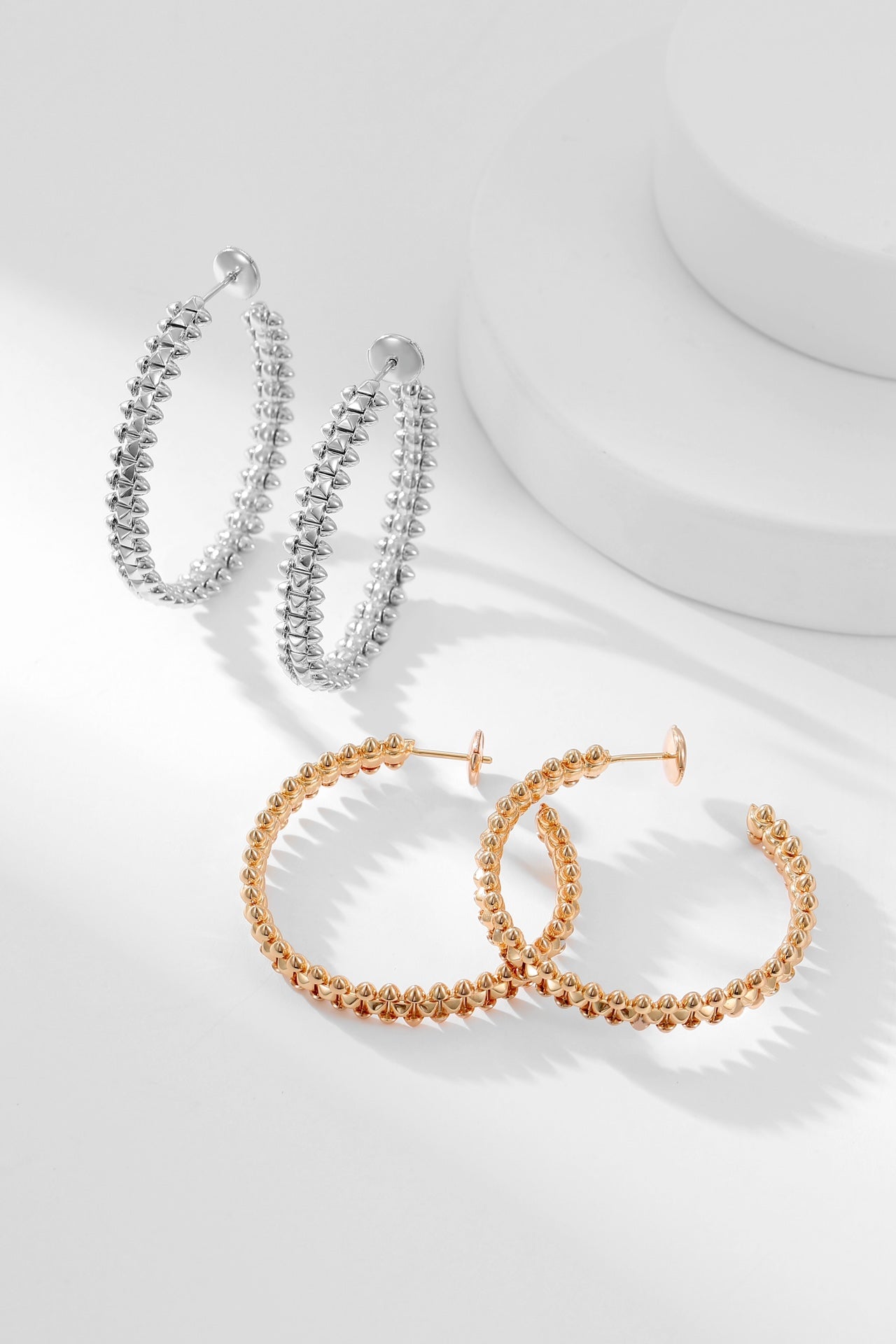 [⭐Luxery]CLASH HOOP EARRINGS