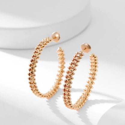 [⭐Luxery]CLASH HOOP EARRINGS