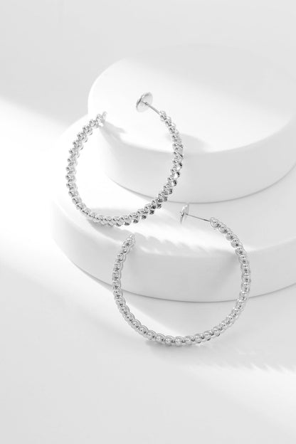 [⭐Luxery]CLASH HOOP EARRINGS
