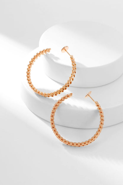 [⭐Luxery]CLASH HOOP EARRINGS