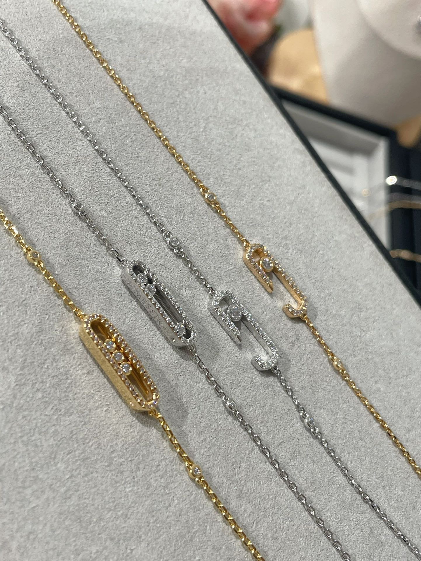 [⭐Luxery]BABY MOVE DIAMOND BRACELET