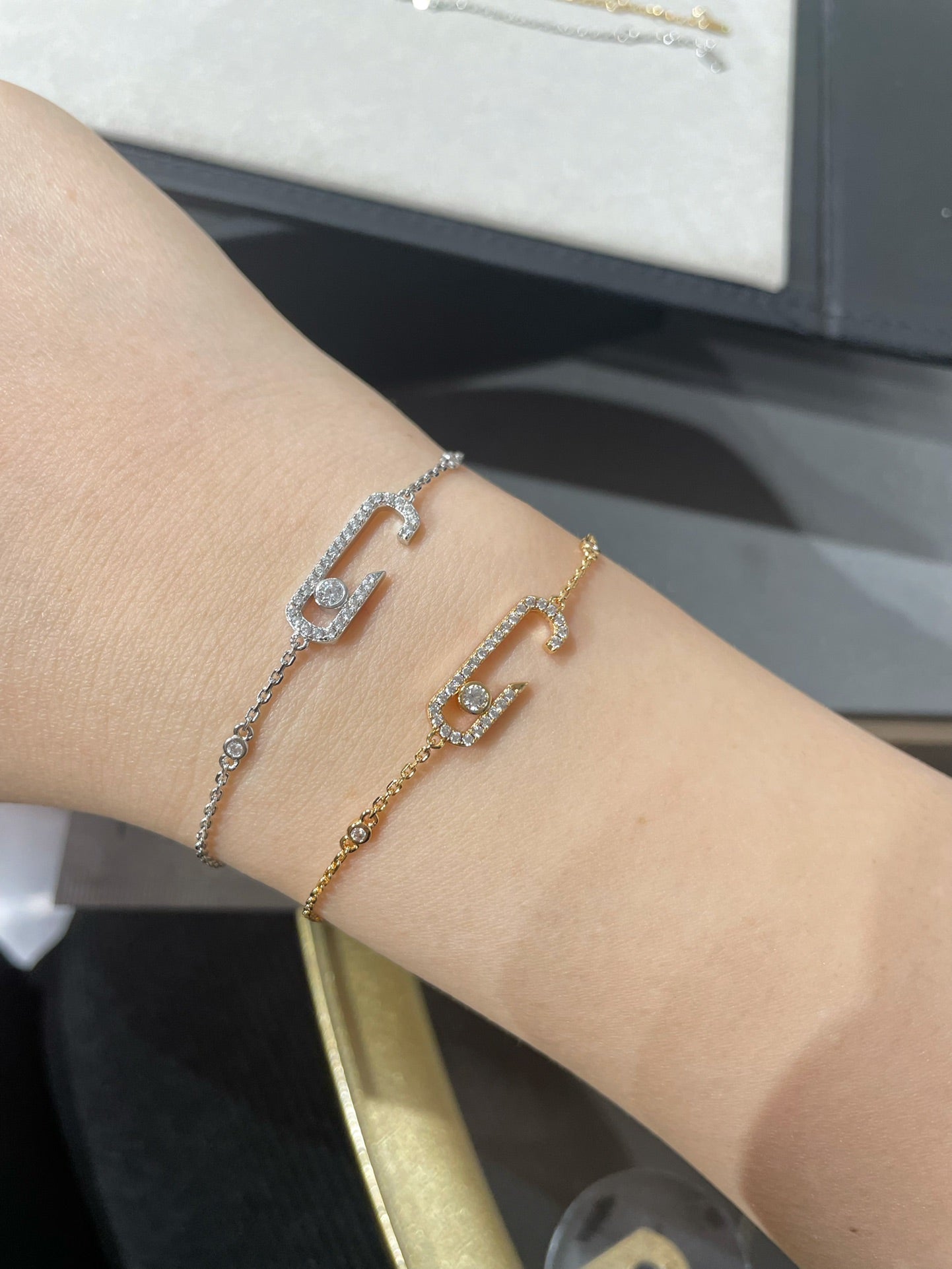 [⭐Luxery]BABY MOVE DIAMOND BRACELET