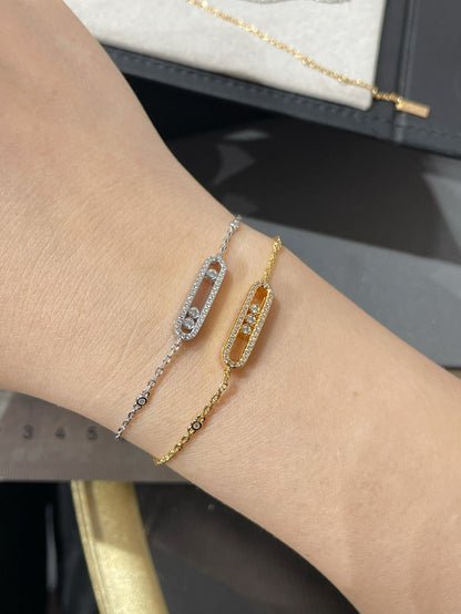 [⭐Luxery]BABY MOVE DIAMOND BRACELET
