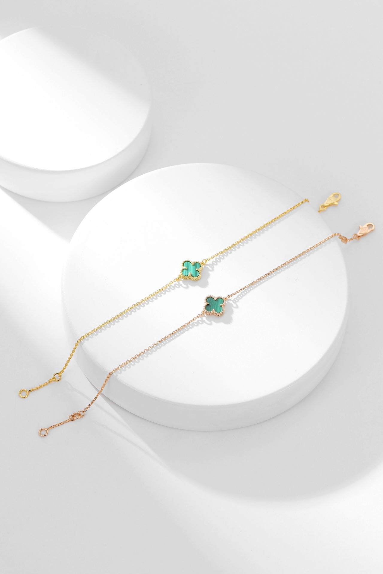 [⭐Luxery]CLOVER BRACELET MALACHITE 1 MOTIF