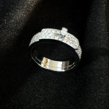 [⭐Luxery]KELLY SILVER DIAMOND RING