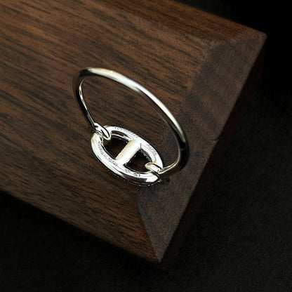 [⭐Luxery]RONDE SMALL SILVER DIAMOND RING