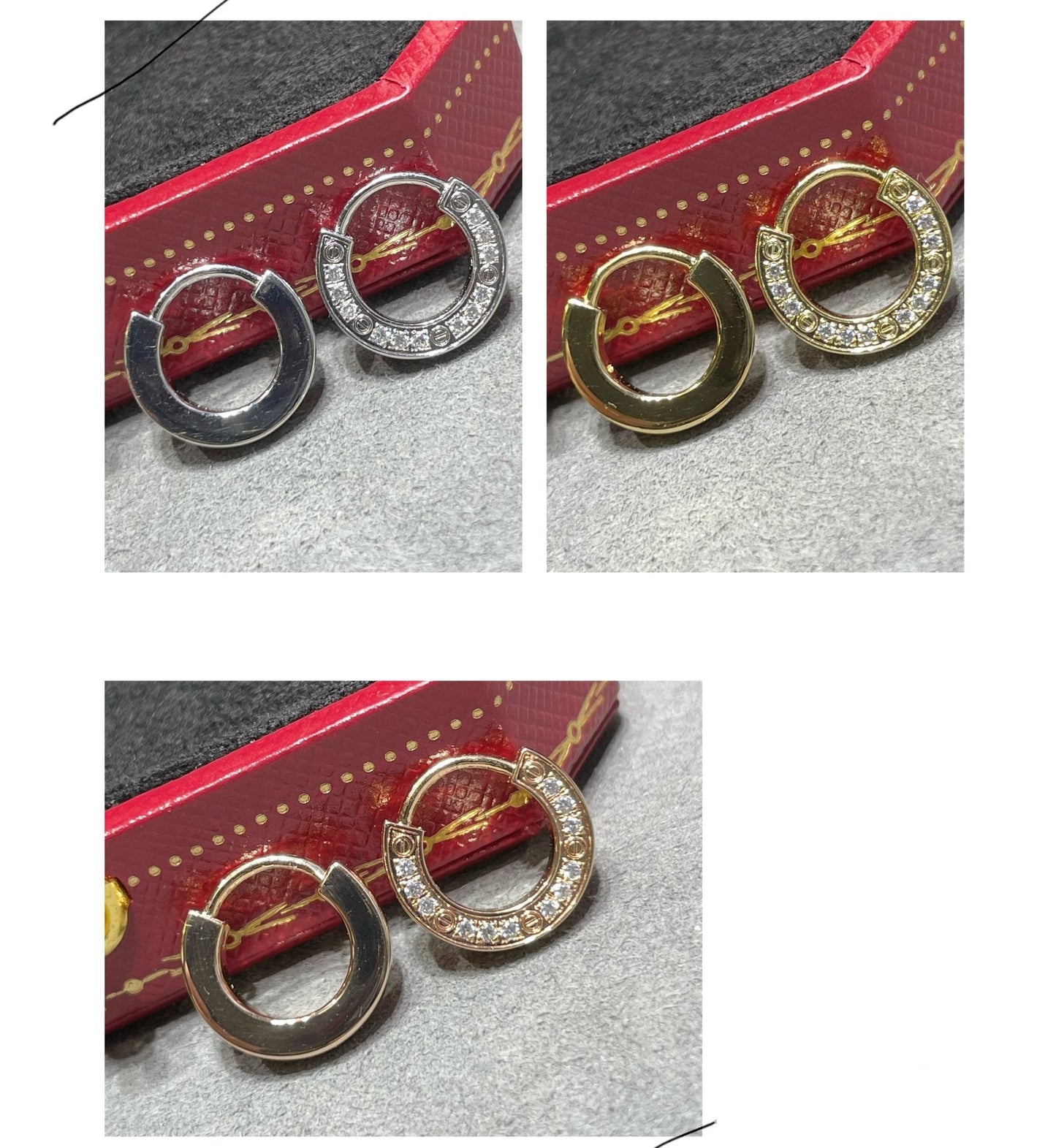 [⭐Luxery]LOVE DIAMOND EARRINGS