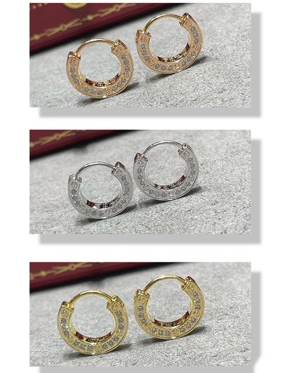 [⭐Luxery]LOVE DIAMOND EARRINGS