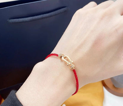 [⭐Luxery]FORCE 10 HALF DIAMOND PINK GOLD RED CORDERI LARGE AND MEDIUM MODEL