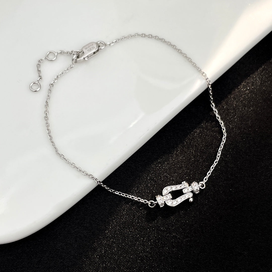 [⭐Luxery]FORCE 10 FULL DIAMOND BUCKLE CHAIN LINK MINI MODEL