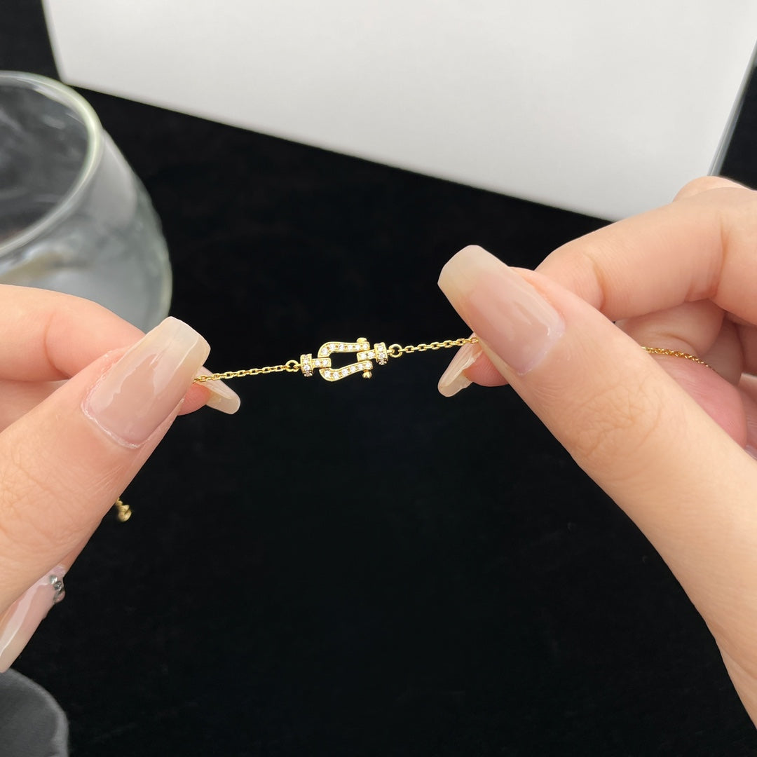 [⭐Luxery]FORCE 10 FULL DIAMOND BUCKLE CHAIN LINK MINI MODEL