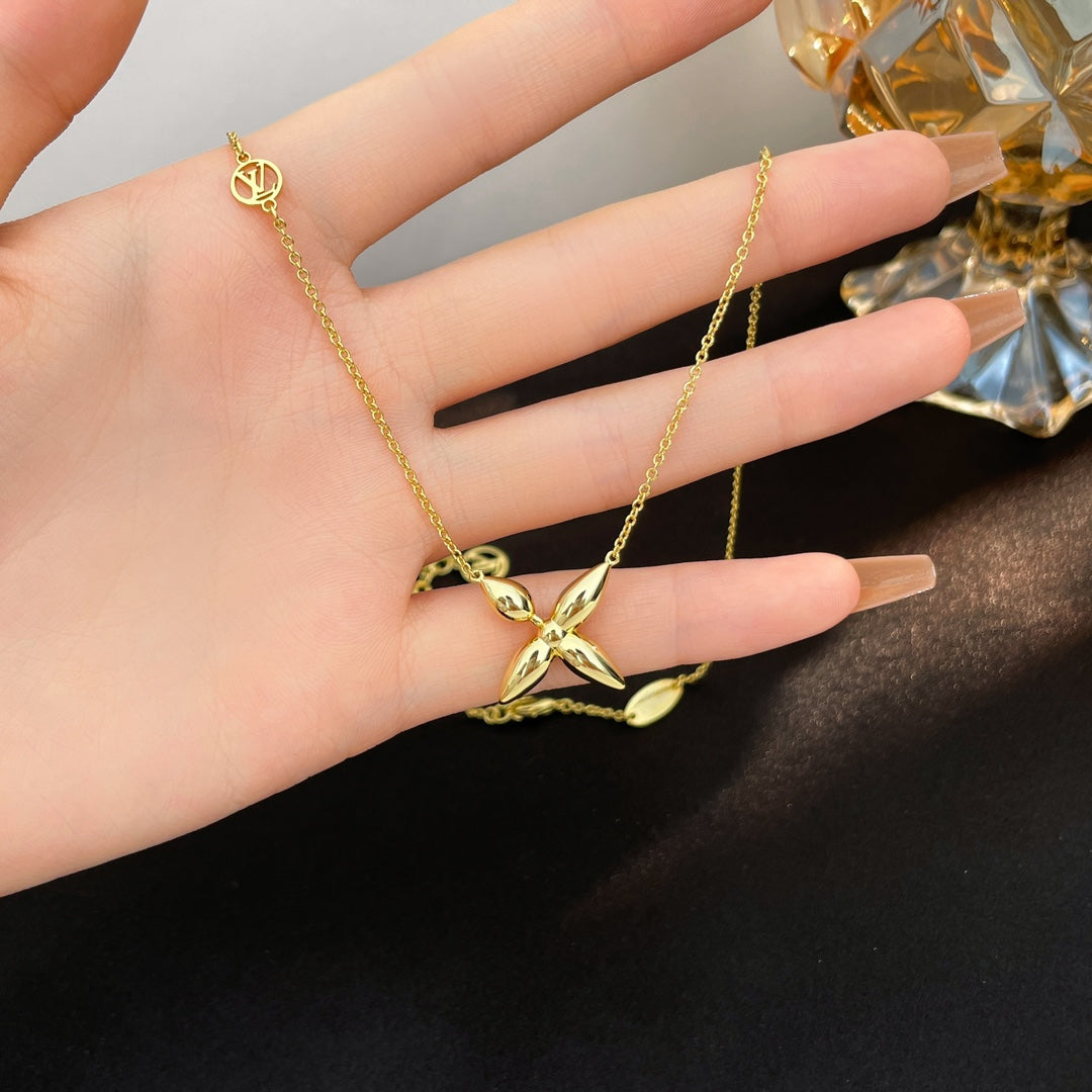 [⭐Luxery]LOUISETTE GOLD NECKLACE