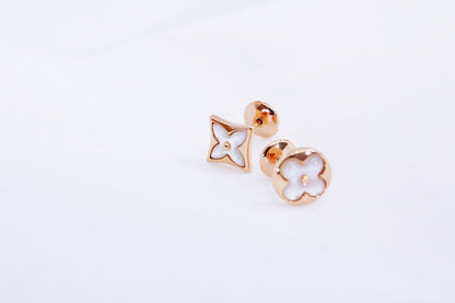 [⭐Luxery]STAR AND SUN PINK GOLD MOP STUD EARRINGS
