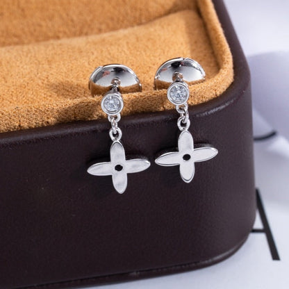 [⭐Luxery]VIDYLLE SILVER DIAMOND MINI DROP EARRINGS
