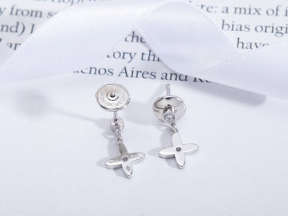 [⭐Luxery]VIDYLLE SILVER DIAMOND MINI DROP EARRINGS