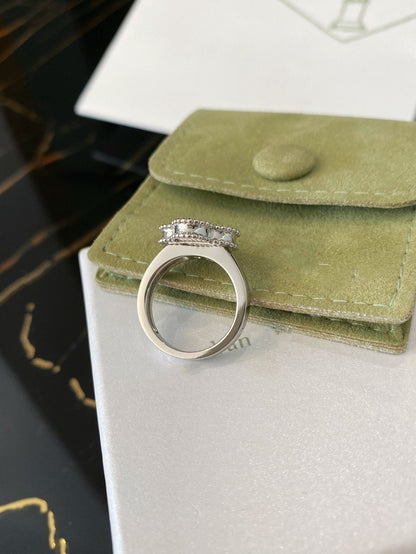 [⭐Luxery]CLOVER SILVER RING