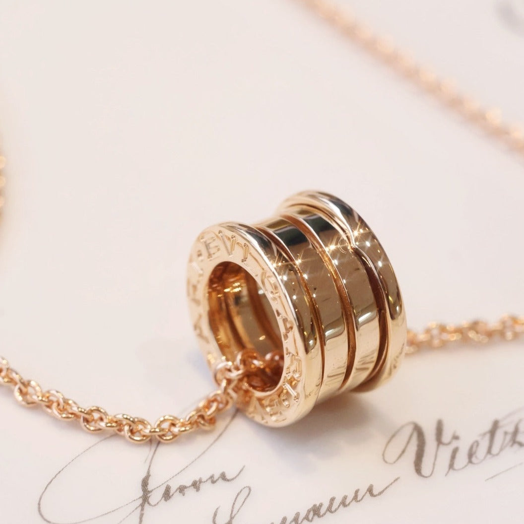 [⭐Luxery]ZERO 1 PINK GOLD NECKLACE