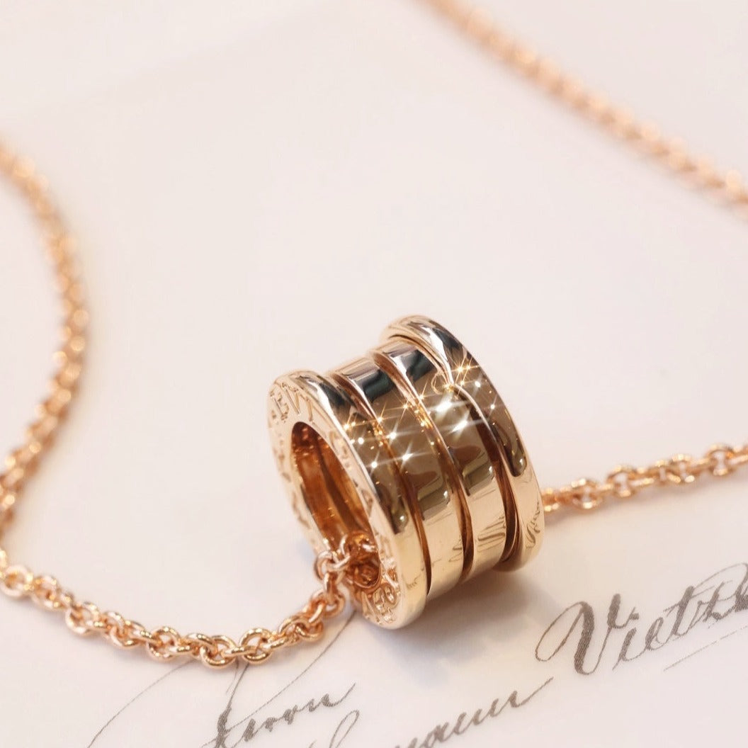 [⭐Luxery]ZERO 1 PINK GOLD NECKLACE