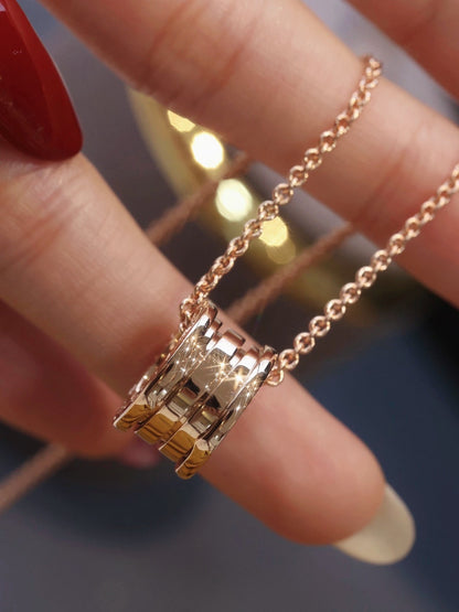 [⭐Luxery]ZERO 1 PINK GOLD NECKLACE