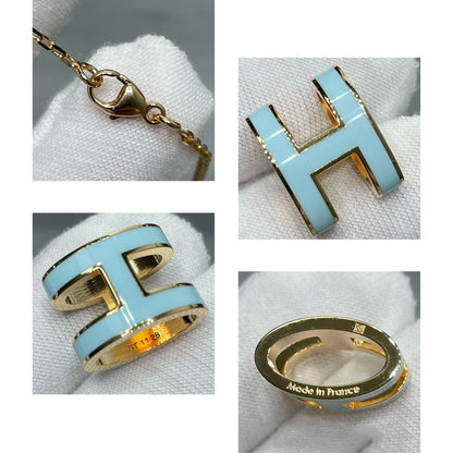 [⭐Luxery]POP H SKY BLUE NECKLACE
