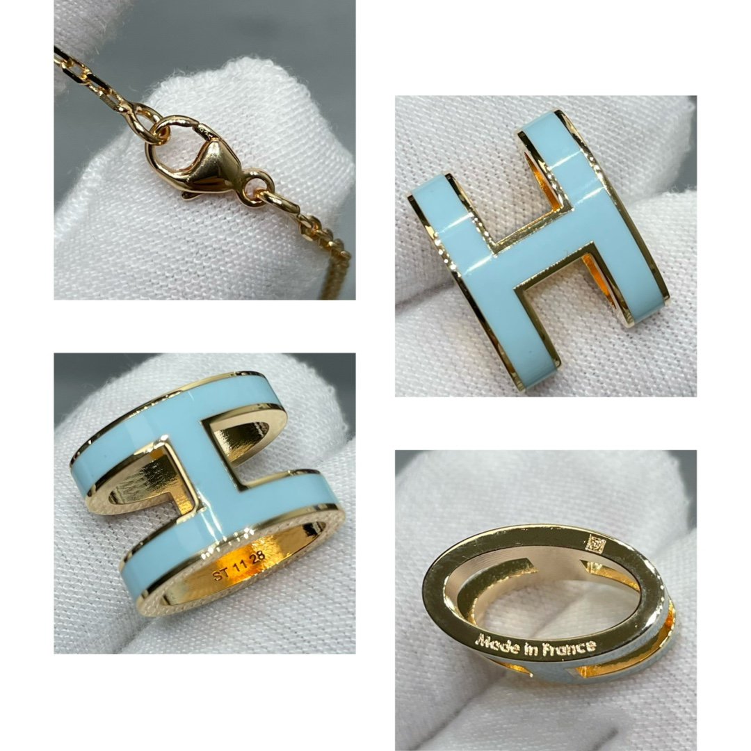 [⭐Luxery]POP H SKY BLUE NECKLACE