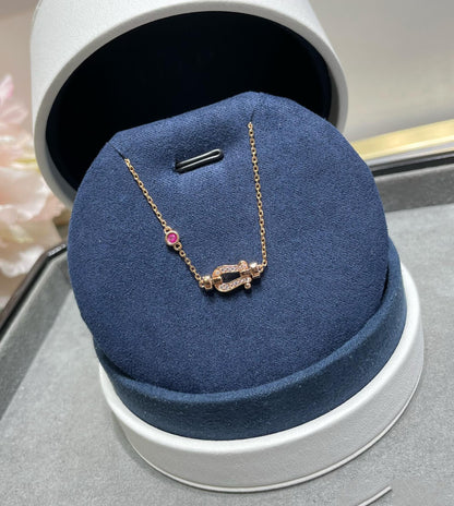 [⭐Luxery]FORCE 10 DIAMOND CHAIN LINK PINK GOLD BRACELET