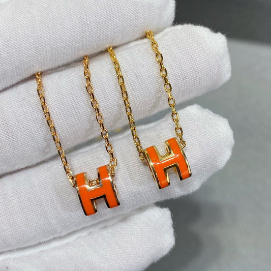 [⭐Luxery]MINI POP H NECKLACE