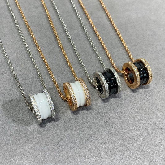 [⭐Luxery]ZERO 1 DIAMOND CERAMIC NECKLACE