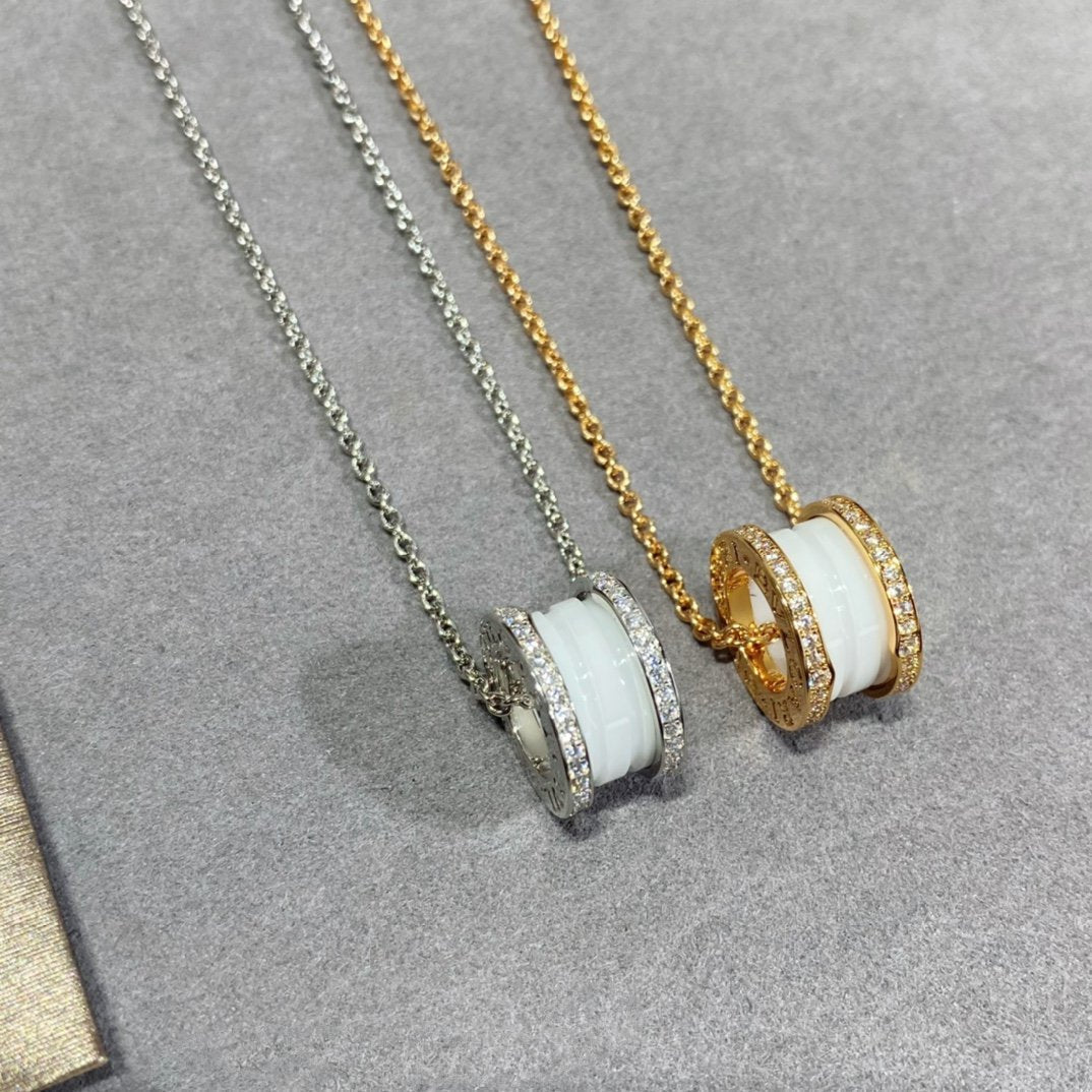 [⭐Luxery]ZERO 1 DIAMOND CERAMIC NECKLACE