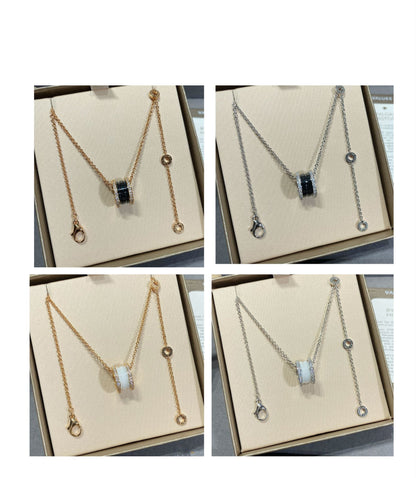 [⭐Luxery]ZERO 1 DIAMOND CERAMIC NECKLACE