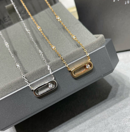 [⭐Luxery]MOVE UNO DIAMOND NECKLACE