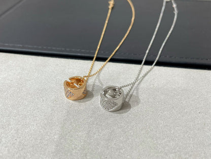 [⭐Luxery]LIENS EVIDENCE DIAMOND PAVED NECKLACE