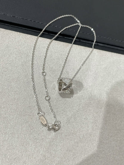 [⭐Luxery]LIENS EVIDENCE DIAMOND PAVED NECKLACE