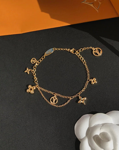 [⭐Luxery]BLOOMING PINK GOLD MOP BRACELET