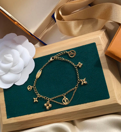 [⭐Luxery]BLOOMING PINK GOLD MOP BRACELET