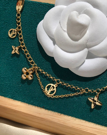 [⭐Luxery]BLOOMING PINK GOLD MOP BRACELET