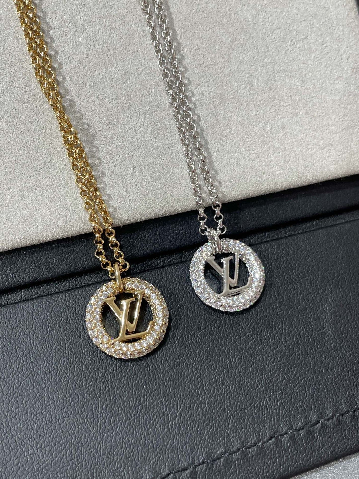 [⭐Luxery]BY NIGHT DIAMOND PAVED NECKLACE