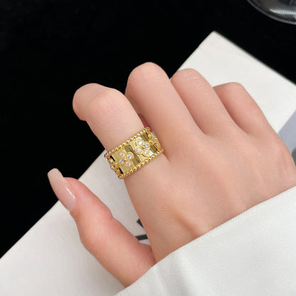 [⭐Luxery]PERLEE DIAMOND LARGE RING