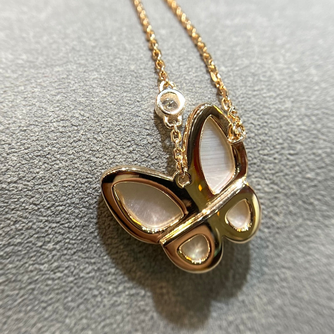 [⭐Luxery]BUTTERFLY MOP DIAMOND NECKLACE