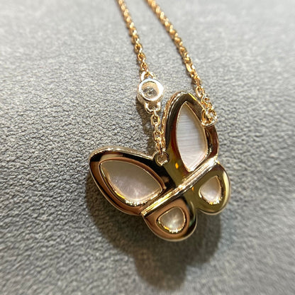 [⭐Luxery]BUTTERFLY MOP DIAMOND NECKLACE