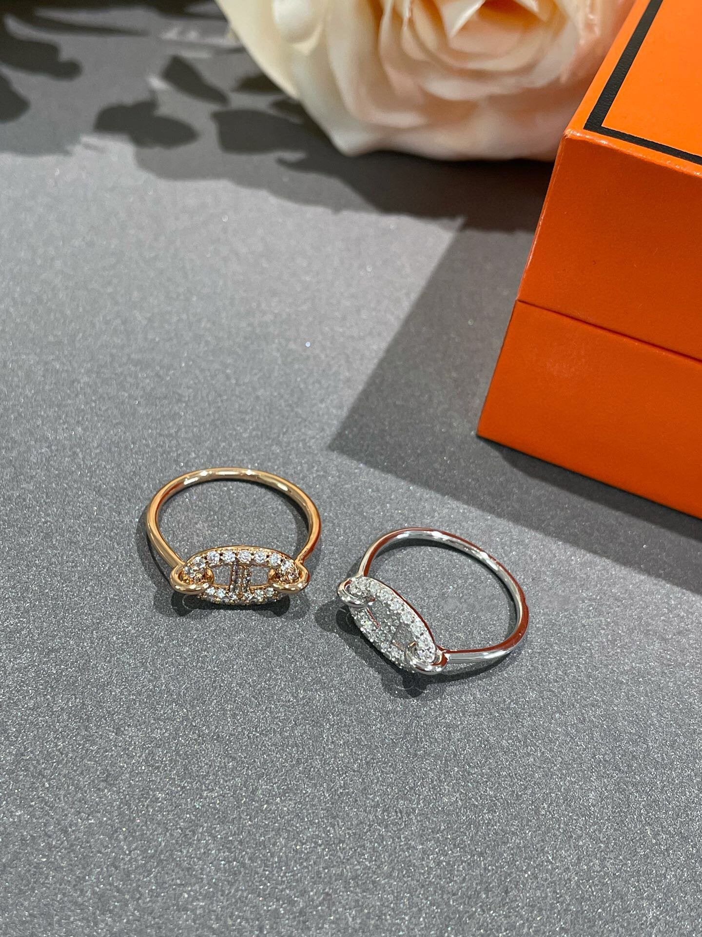 [⭐Luxery]RONDE SMALL DIAMOND RING
