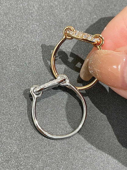 [⭐Luxery]RONDE SMALL DIAMOND RING