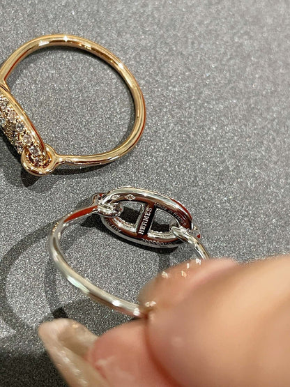[⭐Luxery]RONDE SMALL DIAMOND RING
