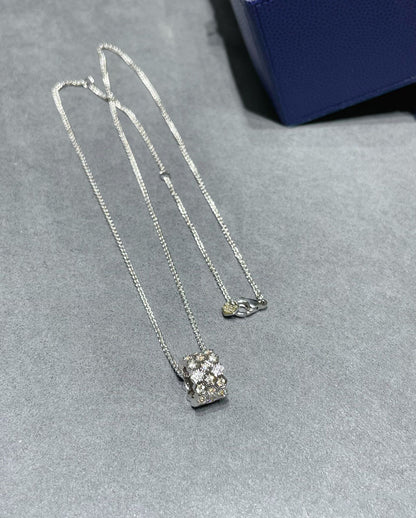 [⭐Luxery]BEE LOVE DIAMOND PAVED 3 ROW NECKLACE